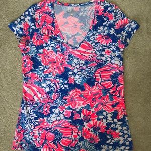 Lilly Pulitzer V-Neck Tee